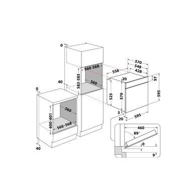 Духова шафа Indesit IFW6530BL