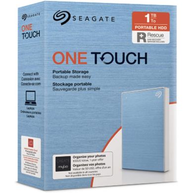 Зовнішній жорсткий диск 2.5" 1TB One Touch USB 3.2 Seagate (STKB1000402)