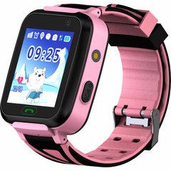 Смарт-годинник GoGPS К07 Pink Дитячий телефон-годинник з GPS (K07PK)