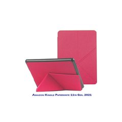 Чохол до електронної книги BeCover Ultra Slim Origami Amazon Kindle Paperwhite 11th Gen. 2021 Hot Pink (711057)