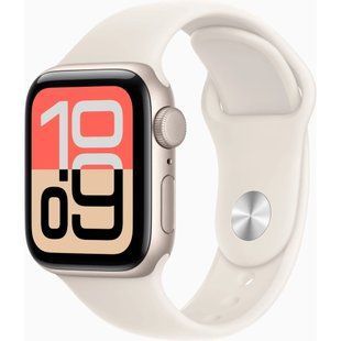 Смарт-годинник Apple Watch SE 3&nbsp;GPS 40mm&nbsp;Starlight Aluminium Case with Starlight Sport Band - M/L (MEH54RK/A)