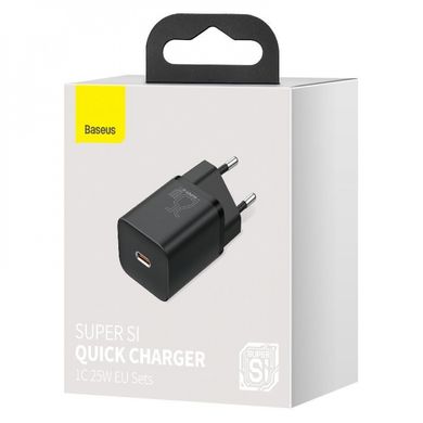 Зарядний пристрій Baseus Super Si Quick Charger 1C White (CCSP020102)