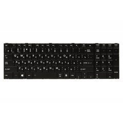 Клавіатура ноутбука PowerPlant TOSHIBA Satellite C850, C870 черный, черный фрейм (KB310272)