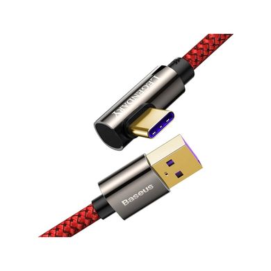 Дата кабель USB 3.1 AM to Type-C 1.0m CATCS 66W 90 Legend Series Elbow Red Baseus (CACS000409)