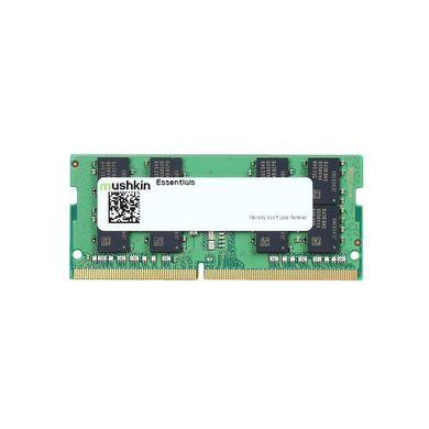 Модуль пам'яті для ноутбука SoDIMM DDR4 32GB 3200 MHz Essentials Mushkin (MES4S320NF32G)