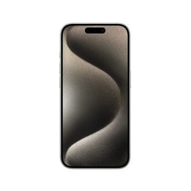 Мобільний телефон Apple iPhone 15 Pro 256Gb Natural Titanium eSim (REF A) BREEZY (2AMTQU3)