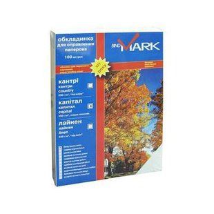 Обкладинка для палітурки bindMARK карт. Кантри А4 230 г/м2 (100 шт.) белая (41701)