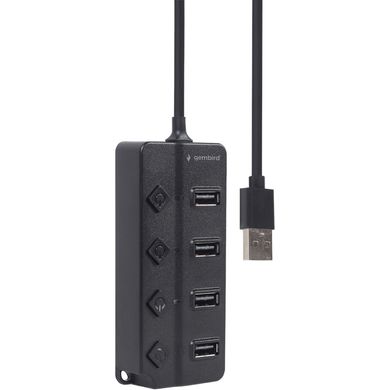 Концентратор Gembird USB 2.0 4 ports (UHB-U2P4P-01)