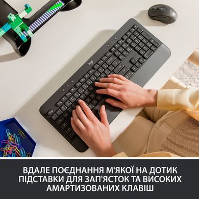 Клавіатура Logitech Signature K650 For Business UA USB/Bluetooth Graphite (920-010945)