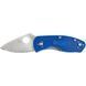 Ніж Spyderco Ambitious Lightweight S35VN, серрейтор blue (C148SBL)