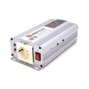 Інвертор напруги Mervesan MSI-60024, 24V / 220V, 600W з модифікованою синусоїдою, 1 Shuko, затискачі