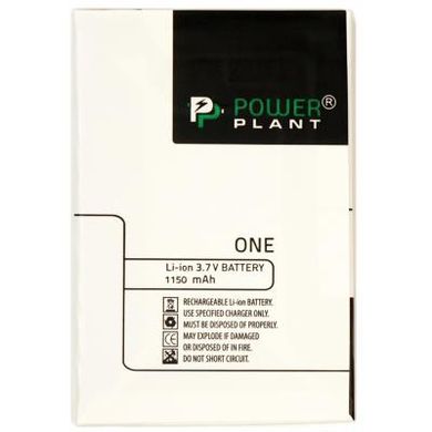 Акумуляторна батарея для телефону PowerPlant HTC One (BN07100) 1150mAh (SM140039)