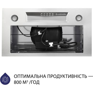 Витяжка кухонна Minola HBI 5324 I 800 LED