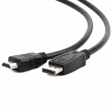 Кабель мультимедійний DisplayPort to HDMI 5.0m Cablexpert (CC-DP-HDMI-5M)