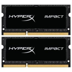 Модуль пам'яті для ноутбука SoDIMM DDR3L 16GB (2x8GB) 1866 MHz HyperX Impact Black Kingston (HX318LS11IBK2/16)