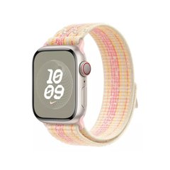 Ремінець до смарт-годинника Apple 45mm Starlight/Pink Nike Sport Loop (MUJY3ZM/A)