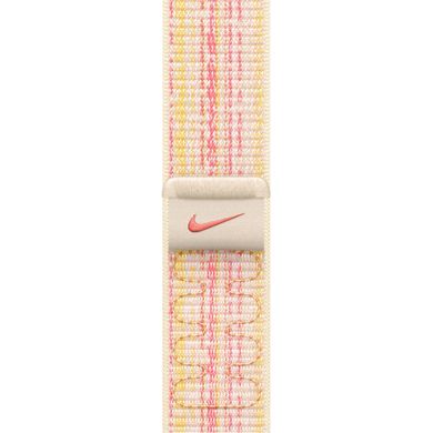 Ремінець до смарт-годинника Apple 45mm Starlight/Pink Nike Sport Loop (MUJY3ZM/A)