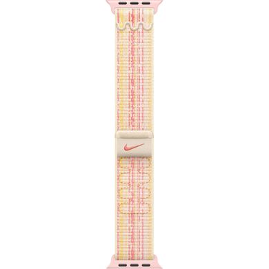 Ремінець до смарт-годинника Apple 45mm Starlight/Pink Nike Sport Loop (MUJY3ZM/A)