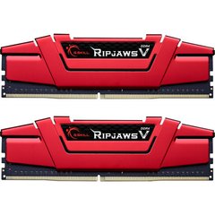 Модуль пам'яті для комп'ютера DDR4 32GB (2x16GB) 2666 MHz Ripjaws V Red G.Skill (F4-2666C19D-32GVR)