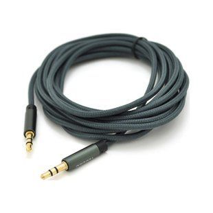 Кабель мультимедійний 3.5mm M to 3.5mm M 3.0m black VEGGIEG (YT-AUXGJ(M)/(M)-AB-3)