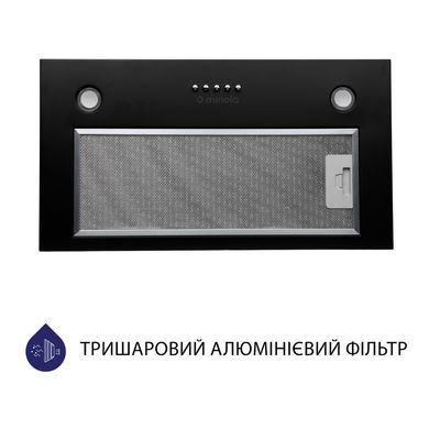 Витяжка кухонна Minola HBI 5327 BL 800 LED