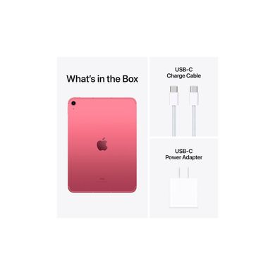 Планшет Apple iPad 10.9" 2022 WiFi + LTE 64GB Pink (10 Gen) (MQ6M3RK/A)