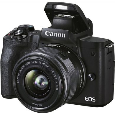 Цифровий фотоапарат Canon EOS M50 Mk2 + 15-45 IS STM + 55-200 IS STM Black (4728C041)