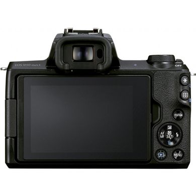 Цифровий фотоапарат Canon EOS M50 Mk2 + 15-45 IS STM + 55-200 IS STM Black (4728C041)