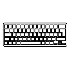 Клавіатура ноутбука ASUS VivoBook Max X541 UA черная в крышке цвета золотой металик (13NB0CG3AP0311/13NB0CG3P03011/MP-13K93UA/0KNB0-610TUA/V3)
