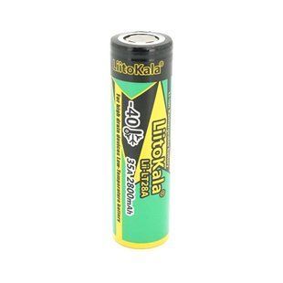 Акумулятор 18650 2800mAh, 35A, 3.7V(2.5-4.2V), LowTemp-40-60, Black/Green Liitokala (Lii-LT28A)