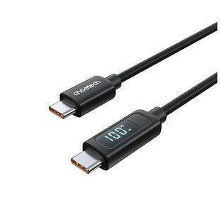 Дата кабель USB-C to USB-C 1.8m PD100W digital display silicone Choetech (XCC-1063)
