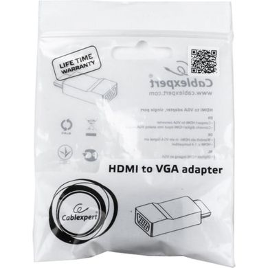 Перехідник HDMI to VGA Cablexpert (A-HDMI-VGA-001)