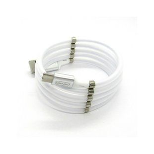 Дата кабель USB 2.0 AM to USB-C 1.0m 2.4A white Denmen (DN-D11T-WH)