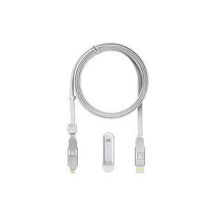 Дата кабель 6in1 inCharge XL 2.0m white Rolling Square (XLM02R)