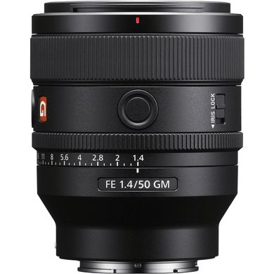 Об'єктив Sony 50mm f/1.4 GM for NEX FF (SEL50F14GM.SYX)