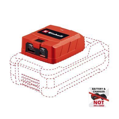 Зарядний пристрій Einhell USB акумуляторний TC-CP 18 Li USB A/C - Solo, PXC, 18В, Type-A/Type-C, 2A (4514148)