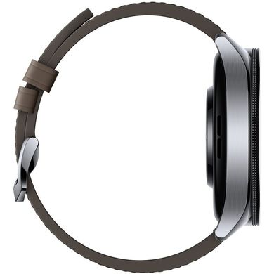 Смарт-годинник Xiaomi Watch 2 Pro Bluetooth Silver Case with Brown Leather Strap (1006733)