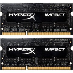 Модуль пам'яті для ноутбука SoDIMM DDR3L 8GGB (2x4GB) 2133 MHz HyperX Kingston (HX321LS11IB2K2/8)