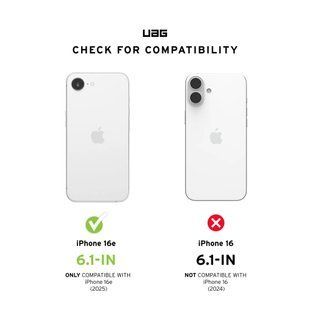 Чохол до мобільного телефона UAG iPhone 16E (4th Gen, 2025) Essential Armor MagSafe Black (114496114040)
