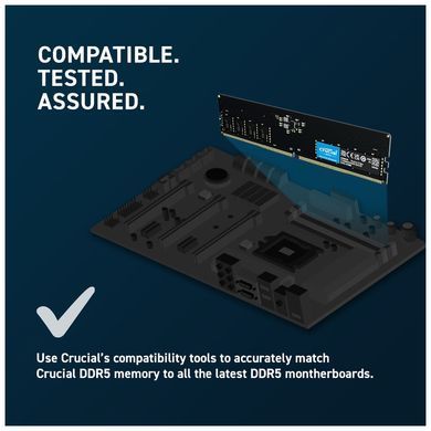 Модуль пам'яті для комп'ютера DDR5 32GB 4800 MHz Micron (CT32G48C40U5)
