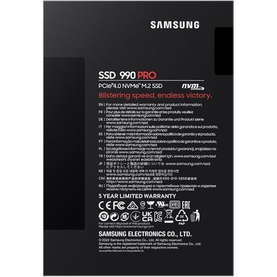 Накопичувач SSD M.2 2280 1TB Samsung (MZ-V9P1T0BW)