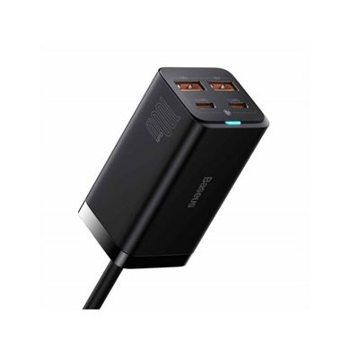 Мережевий зарядний пристрій Baseus GaN3 Pro Desktop Fast Charger 2U+2C Black