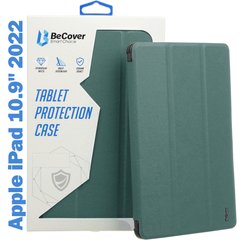 Чохол до планшета BeCover Soft Edge mount Apple Pencil Apple iPad 10.9" 2022 Dark Green (708482)