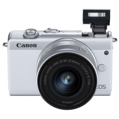 Цифровий фотоапарат Canon EOS M200 + 15-45 IS STM White (3700C032)