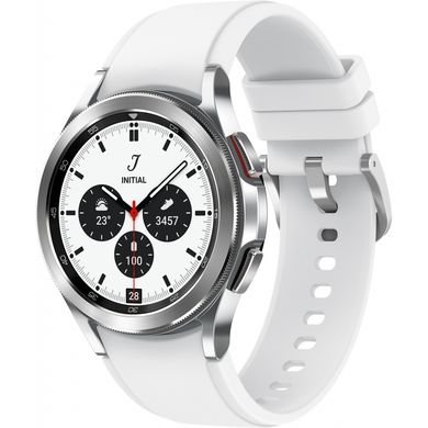 Смарт-годинник Samsung SM-R880/16 (Galaxy Watch 4 Classic small 42mm) Silver (SM-R880NZSASEK)