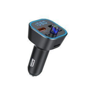 FM модулятор Vortex VO2101 USB QC3.0/USB OTG/microSD Black (VO2101)