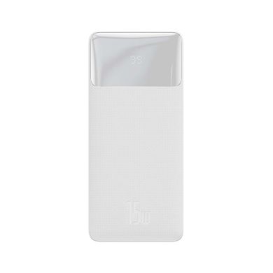 Батарея універсальна Baseus Bipow 20000mAh, PD/15W, USB-C/3A, 2*USB-A/3A(max.), white (PPDML-J02)