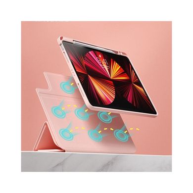 Чохол до планшета BeCover Magnetic 360 Rotating mount Apple Pencil Apple iPad 10.9" 2022 Pink (708507)