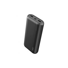 Батарея універсальна XO 20000mAh, Input:Micro-USB/Type-C(5V/2A), Output 2*USB-A(5V/2A), black (PR122)