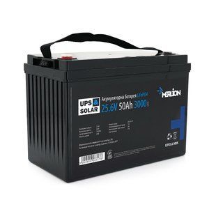Літій-залізо-фосфатний акумулятор Merlion LiFePO4 25.6V 50AH,(330x173x216), до 3000 циклів (LFP25.6-50)
